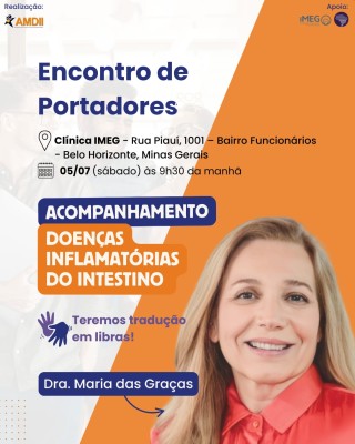 Encontro de portadores Doenças Inflamatória do  Intestino 